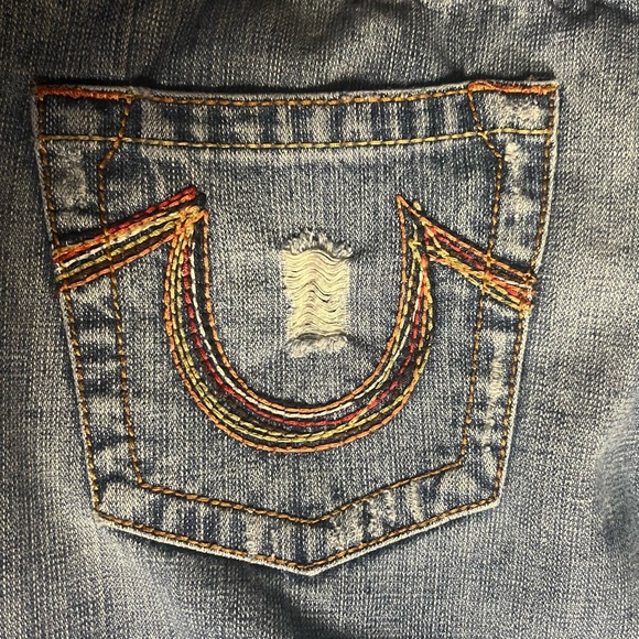 True Religion World Tour Bobby Big T flared jeans. - Picture 4 of 7